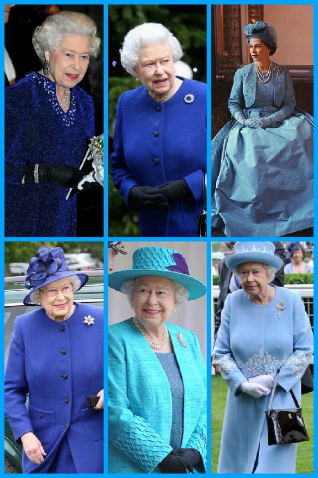 My Favorite Sanctuary - Royal Ladies in BLUE - Queen Elizabeth II of...