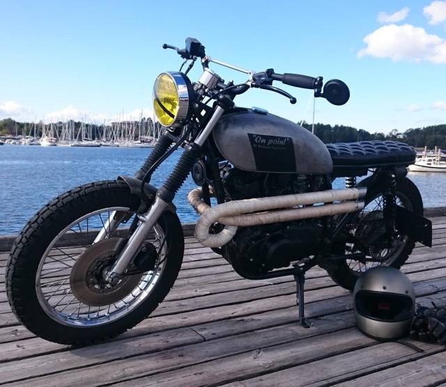 motomood — Suzuki GS400 scrambler