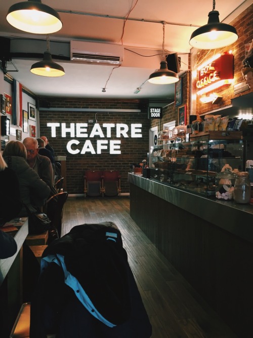 theatricallyfeminist:went to the theatre cafe in london the...