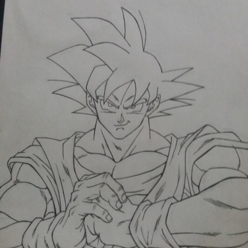 Meu passa tempo. ✏ #Goku#dbs