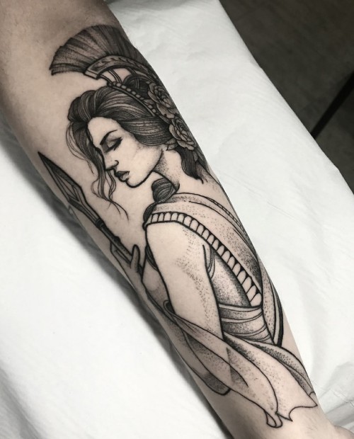 Athena Greek Goddess Tattoos Best Tattoo Ideas