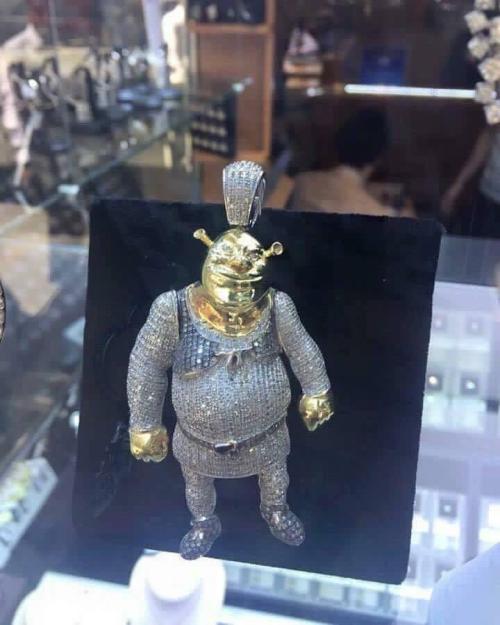 picsthatmakeyougohmm:this shrek jewelry…