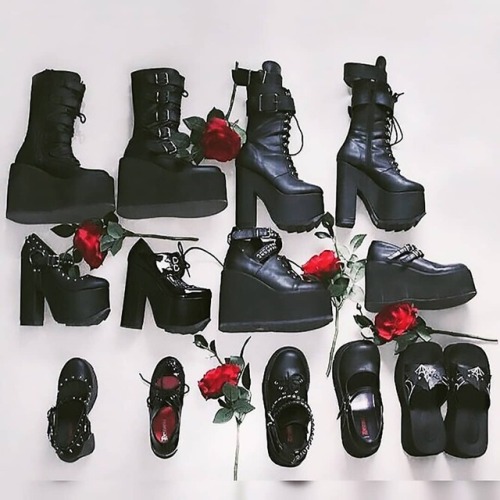 demonia shoes on Tumblr