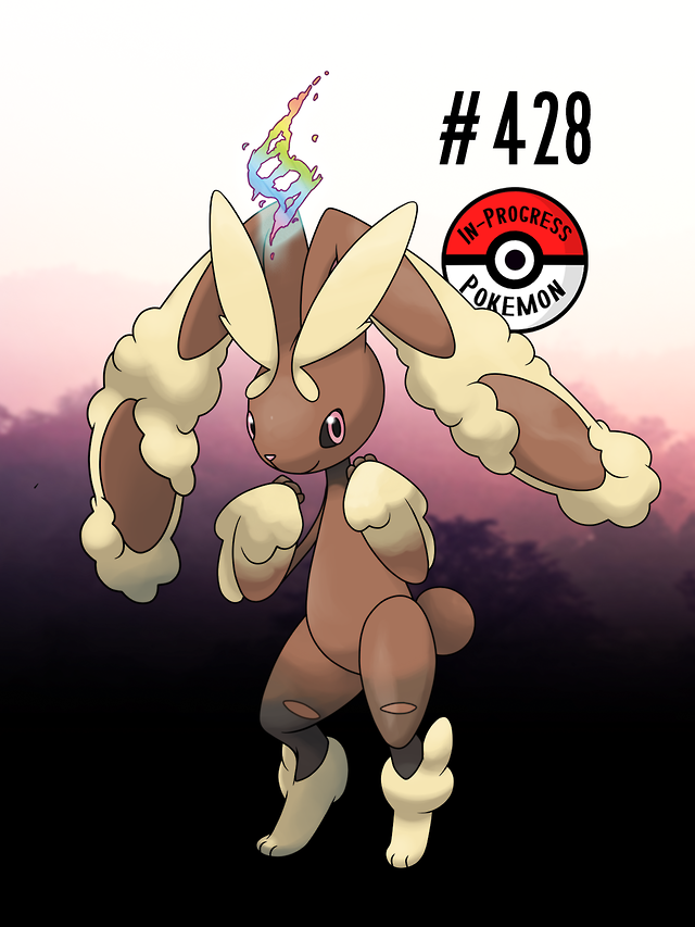 InProgress Pokemon Evolutions 427.5 Buneary are a