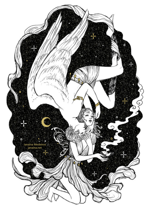 monthofloveart:Psyche & Eros / The Last Task by Janaina ...