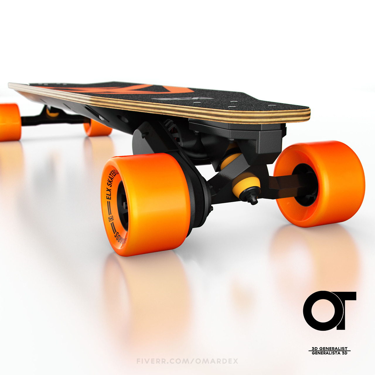 Omardex 3D \u2014 ELX electric Skateboard