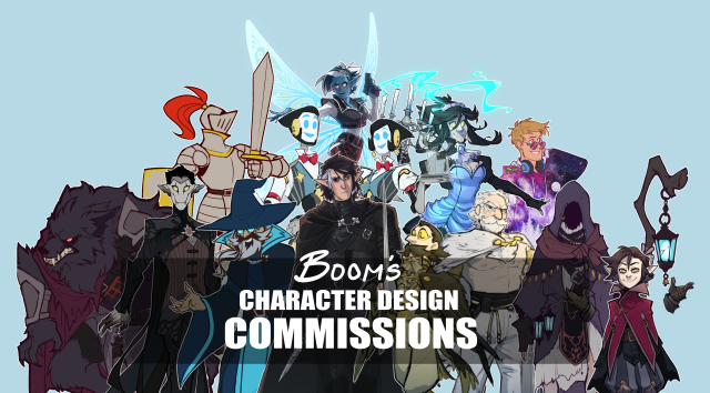 I’m opening test slots for character design commissions! Front, back, and one expression flat colors starting at $200! I’m...