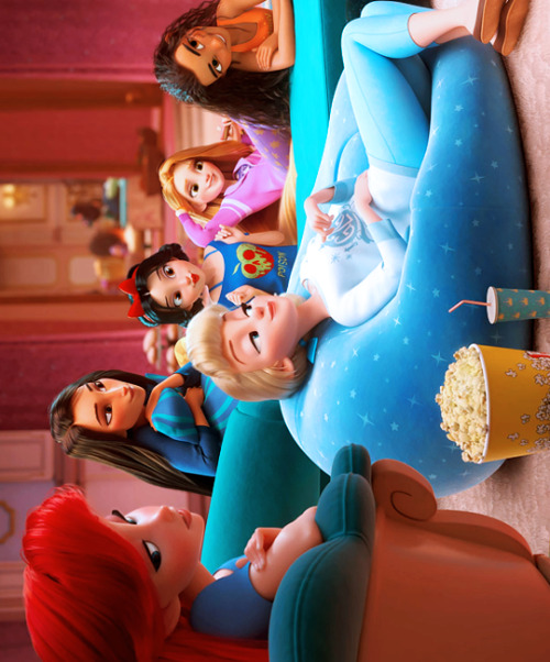 animationsource:Disney Princesses + their new outfits in Ralph...