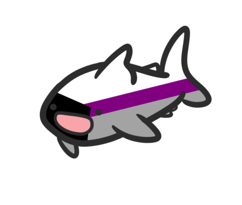 viper-menae:Made a few Ace Flag themed sharks and manta...