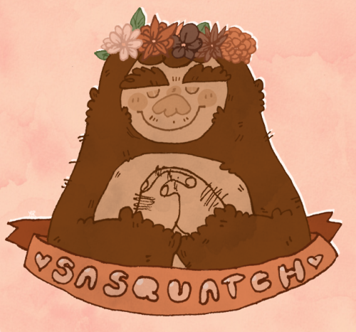 yh-r:Sasquatch is my new smelly son, I’m adopting him