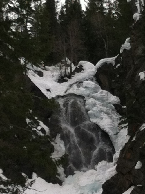 Fish creek Falls, Steamboat Springs CO, Frozen