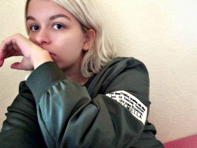 The coolest army green jacket