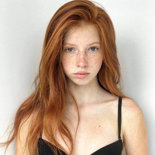 nude freckles Redhead with