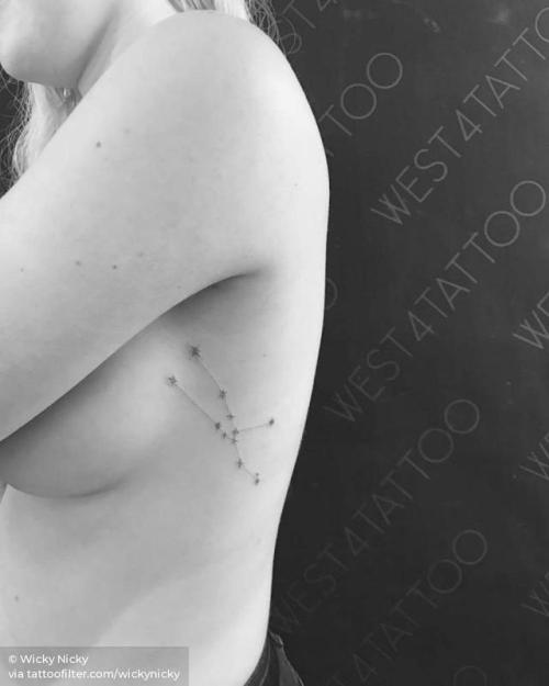 Tattoo tagged with: side boob, small, astronomy, wickynicky, tiny