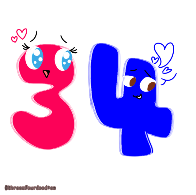 Numberjacks 3x4 — They’re super cute