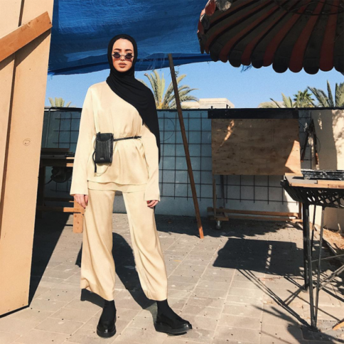 dkny:Leena Alghouti wears the Ramadan 2017collection, available...