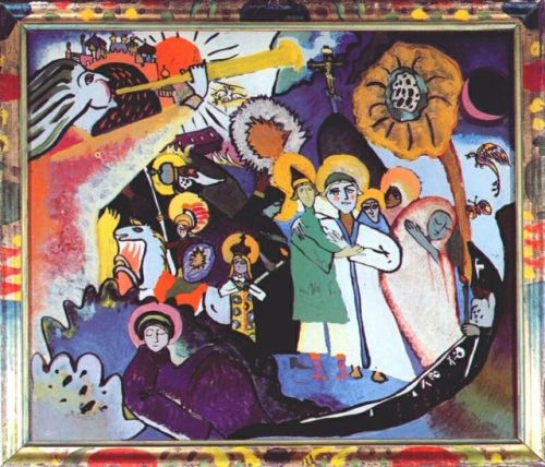 artist-kandinsky:All Saints day I, 1911, Wassily...