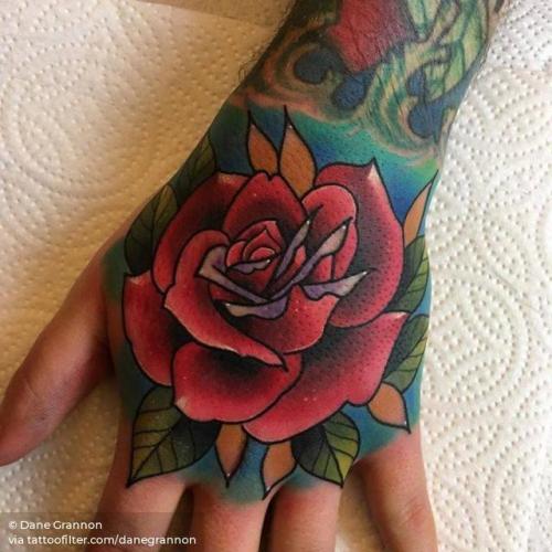 By Dane Grannon, done at Creative Vandals, Hull.... flower;danegrannon;traditional;rose;facebook;nature;twitter;medium size;hand