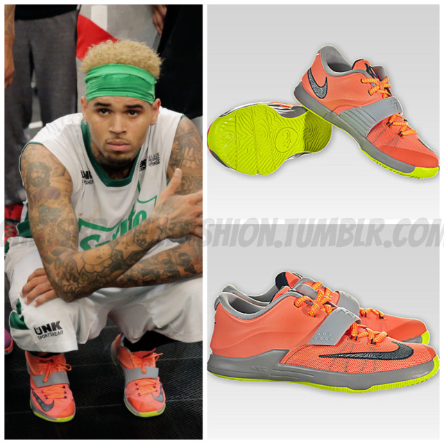chris brown nike shoes