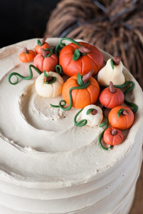 sweetoothgirl:Pumpkin Spice Latte Cake