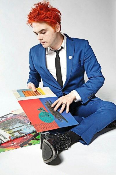 Gerard Blue Hair Tumblr