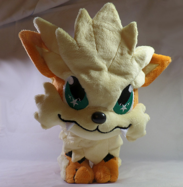 cuddly arcanine plush