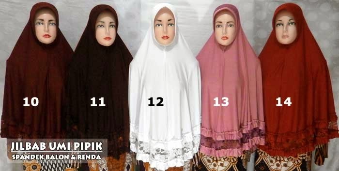 Grosir jilbab murah dan gamis syar'i model terbaru 