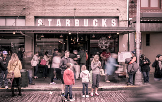The Original Starbucks in Motion by Brad Telker on 500px.com