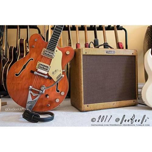 #Amp Update: the 1959 #Fender #Princeton still makes me smile! So does the 1966 #Gretsch #6120 for that matter… 😁