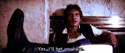 Image result for han solo gif