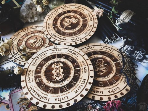 sosuperawesome:Ouija Boards / Altar Pentacles / Wheel of the...