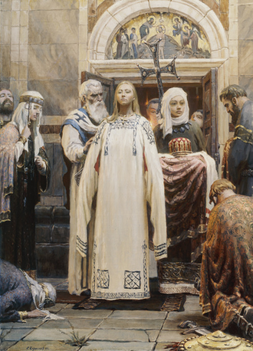 Sergei Kirillov - Princess Olga (The Baptism).... - gdfalksen.com