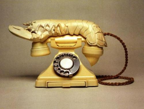 artist-dali:Lobster Telephone, Salvador DaliMedium:...