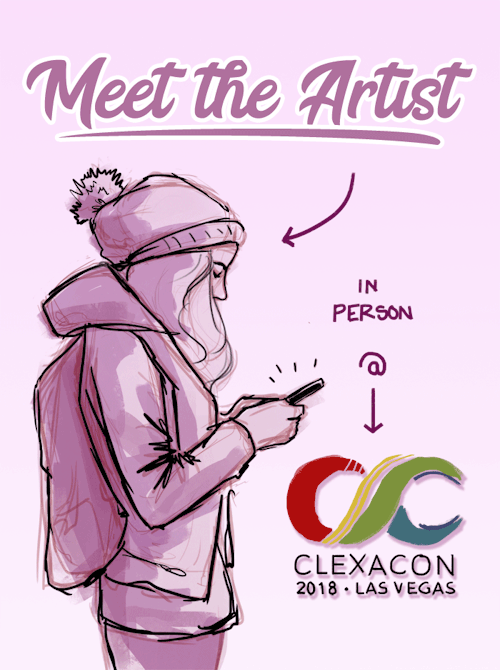 clexacon conventions announcements || hello this is the reason why no art recently I have been running around like mad trying to get stuff ready for this because I didn& 039;t decide until semi sorta recently that I would even be going so everybody cross your fingers that those pins arrive on time and that nothing else goes wrong otherwise it will be KL and me sitting at an empty table and I will be selling terrible coffee cup doodles and bad jokes