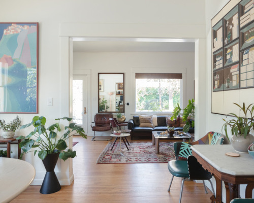central district seattle interiors interior design eclectic vintage furniture