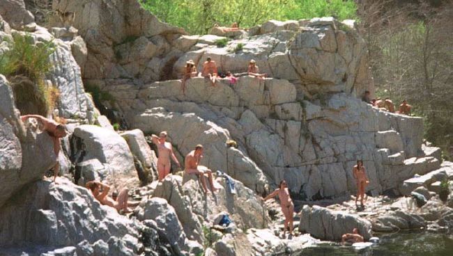 Soaking With Naked People At The Deep Creek Hot Springs In California 60168...