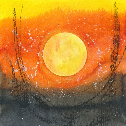 I want to make a painting inspired by Autumn equinox so I’ve...