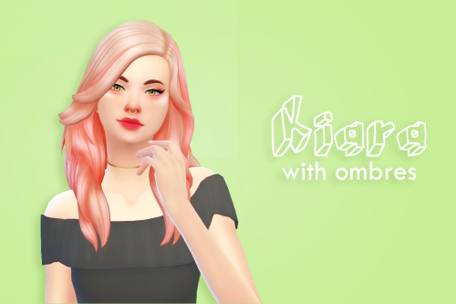 i decided to do something different and so i ombre d the long wavy hair from romantic garden stuff so you need it for this piece of cc to work - Sims 4 Romantic Garden Stuff i decided to do something different and so i ombre d the long wavy hair from romantic garden stuff so you need it for this piece of cc to work - Sims 4 Romantic Garden Stuff