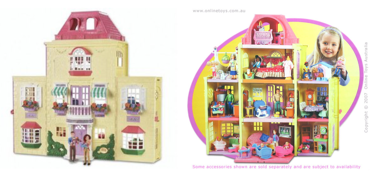 fisher price loving family twin time dollhouse