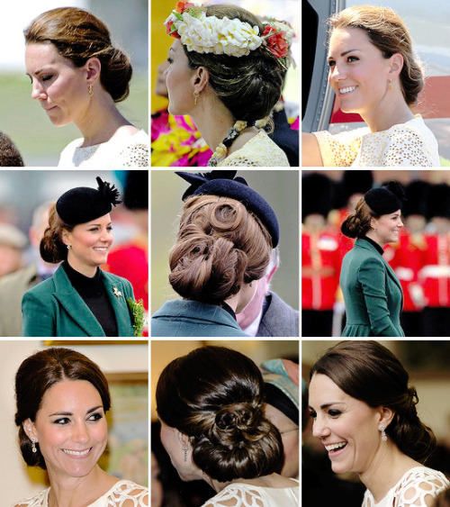 rachelmarkle:The best of the Duchess of Cambridge’s updos...