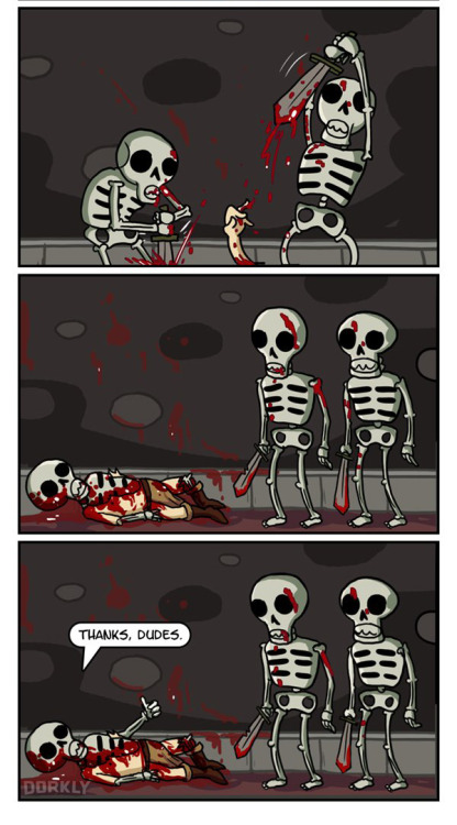 dorkly:Video Games from the Skeletons’ Point of ViewFor more...