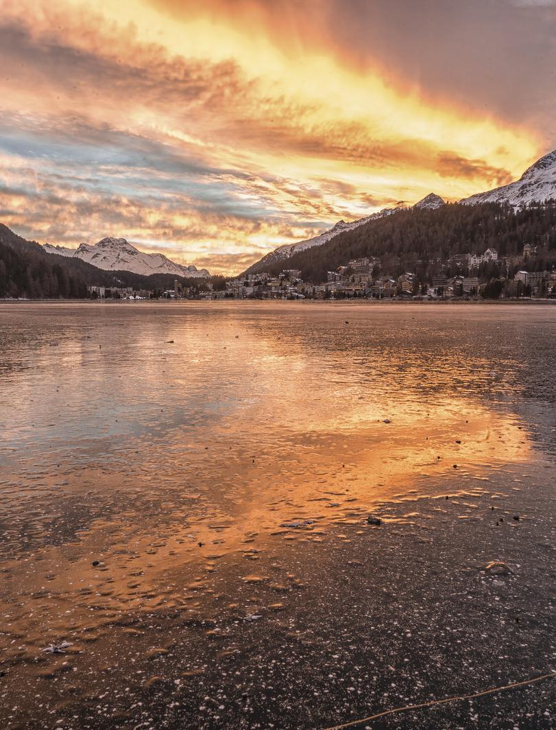 Just Sharing — St. Moritz sunset (Switzerland) by Robin Oberson