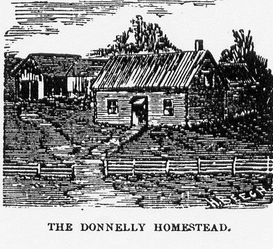 Image result for pictures of the donnelly cedar swamp school house of biddulph 1879