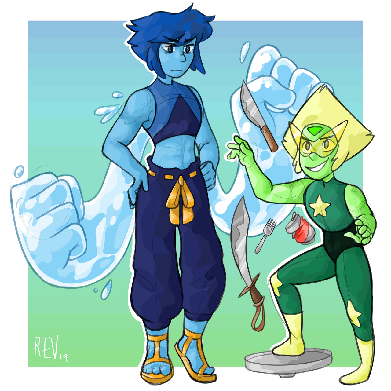 i dont make art for su anymore, but i just really missed these two and theyre back and better than ever so