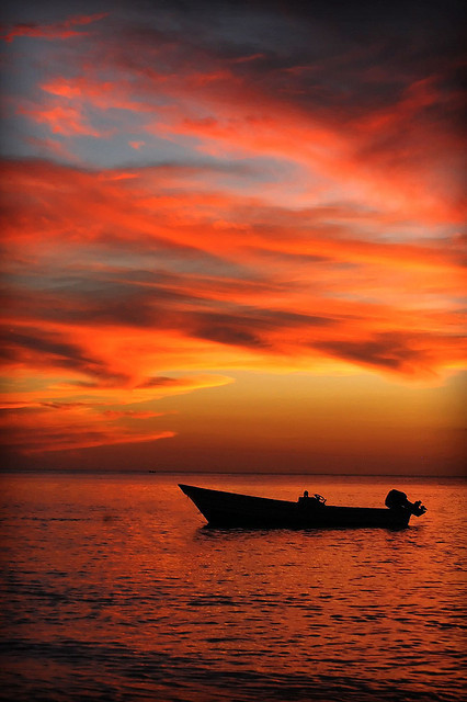 The Living... — mountaineous: Sunset at the Grande Anse Beach,...