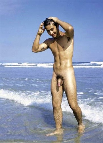 Amateur hot men beach