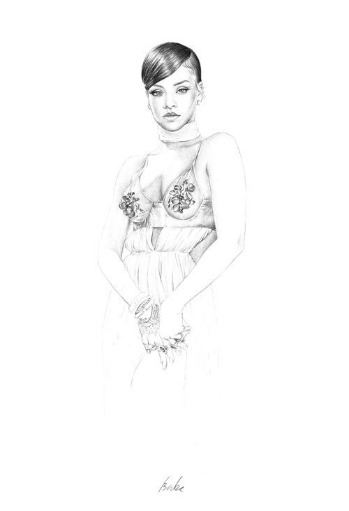 tsabe:Rihanna Fantastic artist rendering