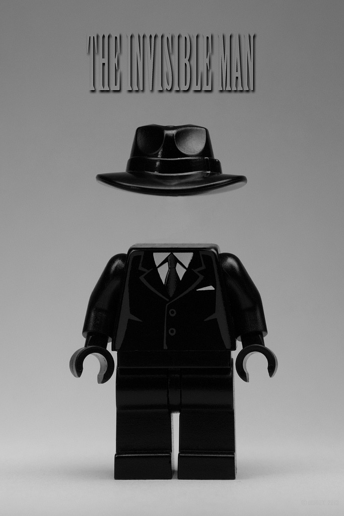 invisible man lego minifigure