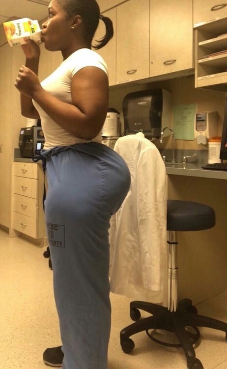 Love booty in scrubs