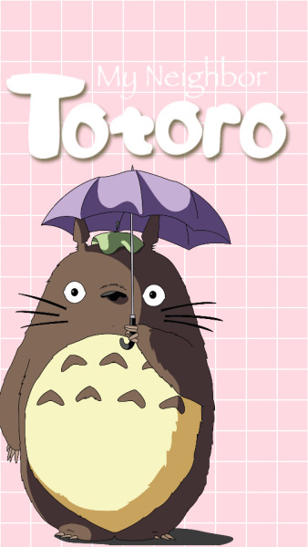 Totoro Lockscreen Tumblr